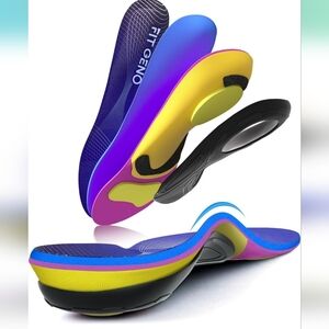 Arch Support Plantar Fascitis Insoles For Shoes Fit Geno Pain Relief Heavy Duty